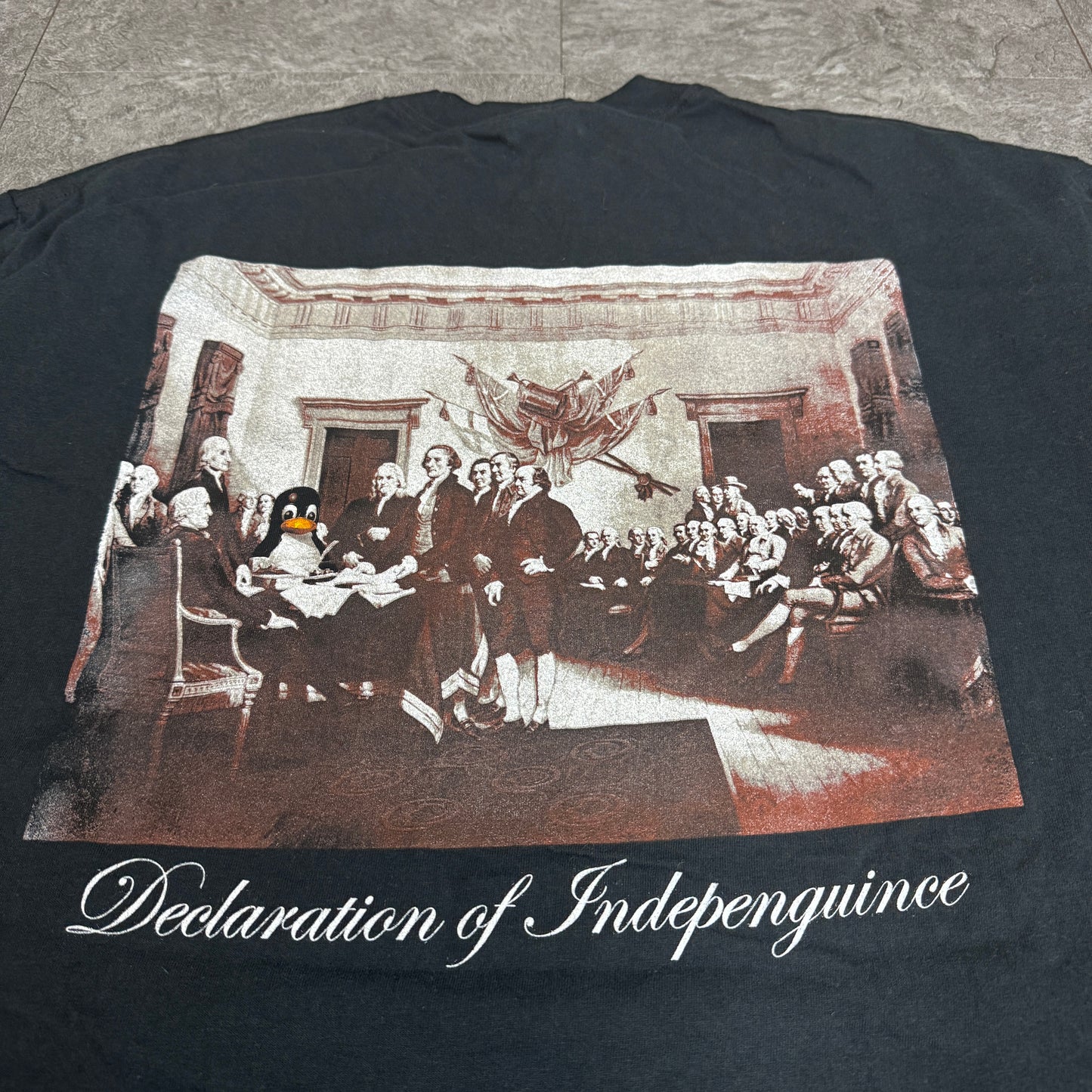 penguin computing art tee