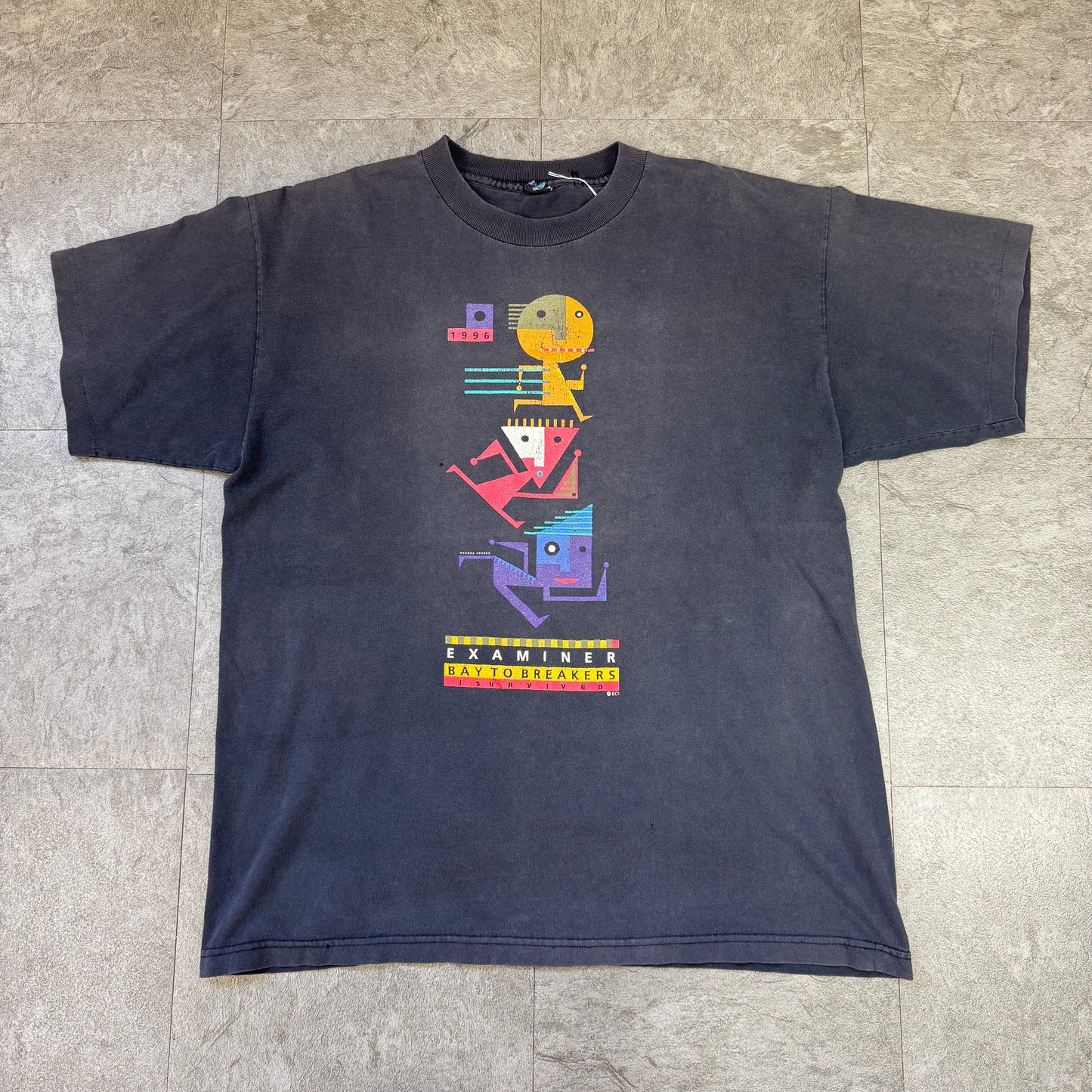90s BAY TO BREAKERS フェードTee