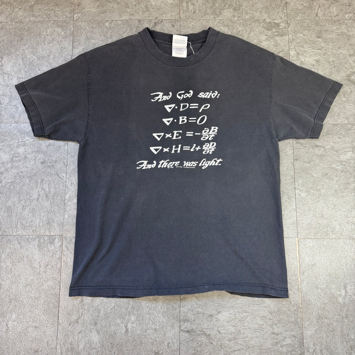 There was light & Brack hole Tee