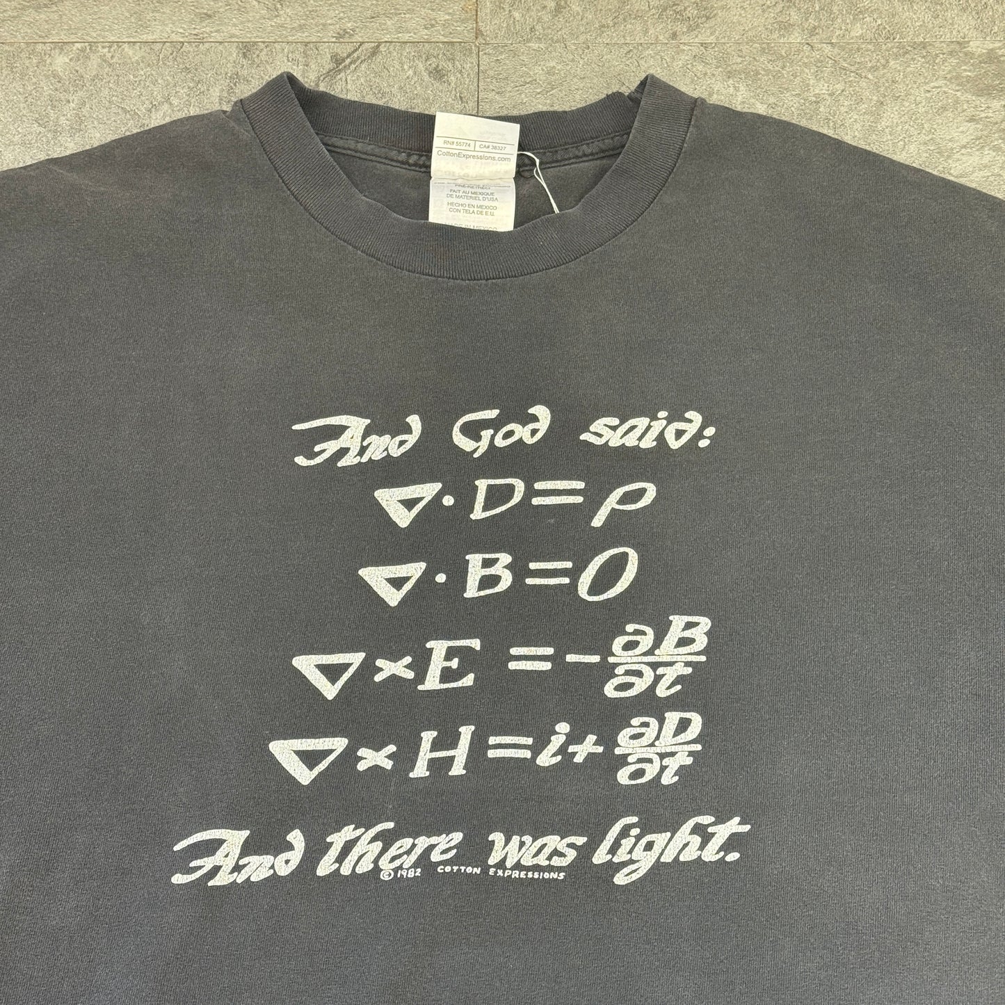 There was light & Brack hole Tee