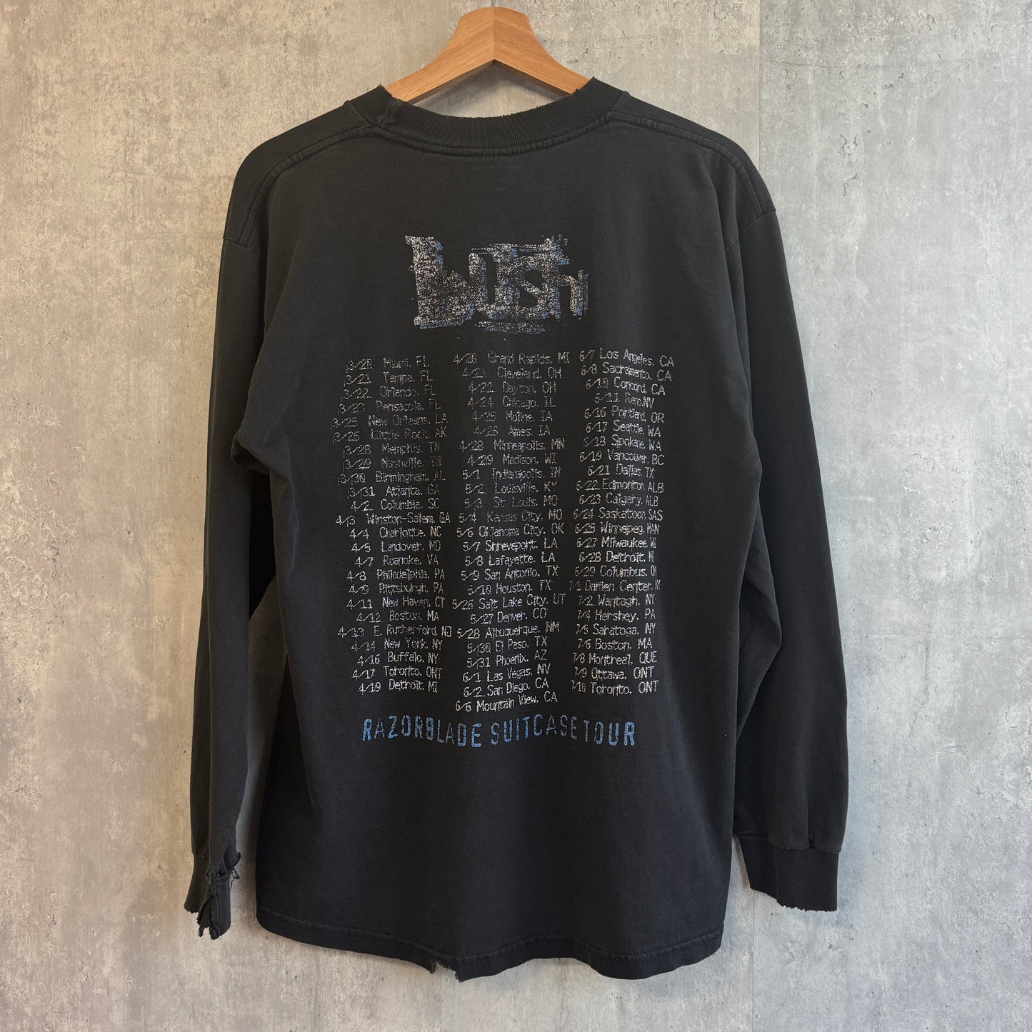 bush "RAZORBLADE SUITCASE TOUR "LS