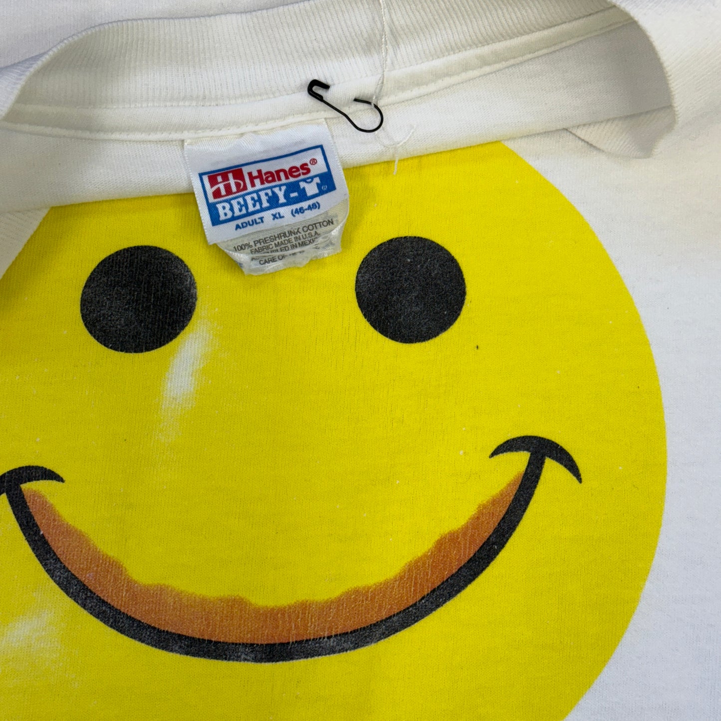 90s "got wine?"smiley Tシャツ