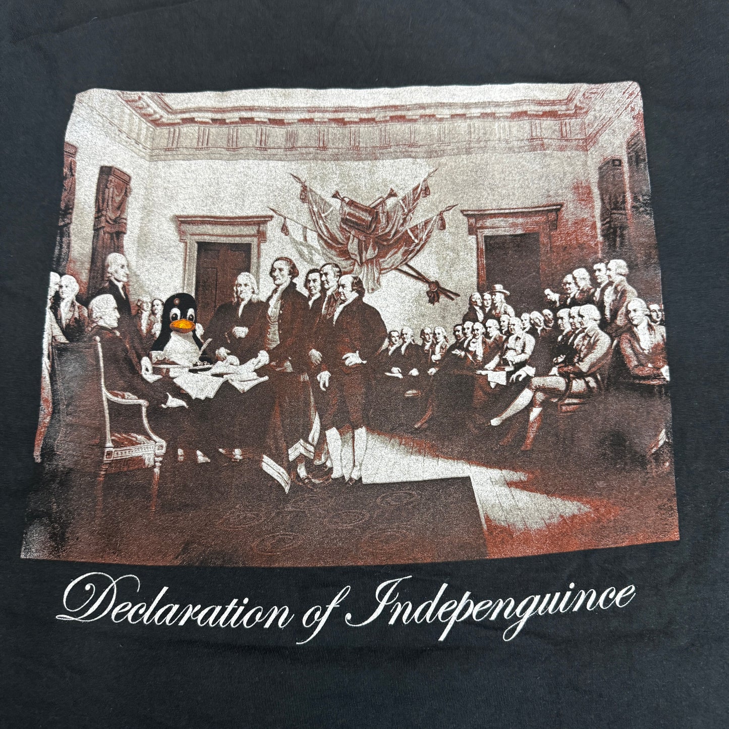 penguin computing art tee