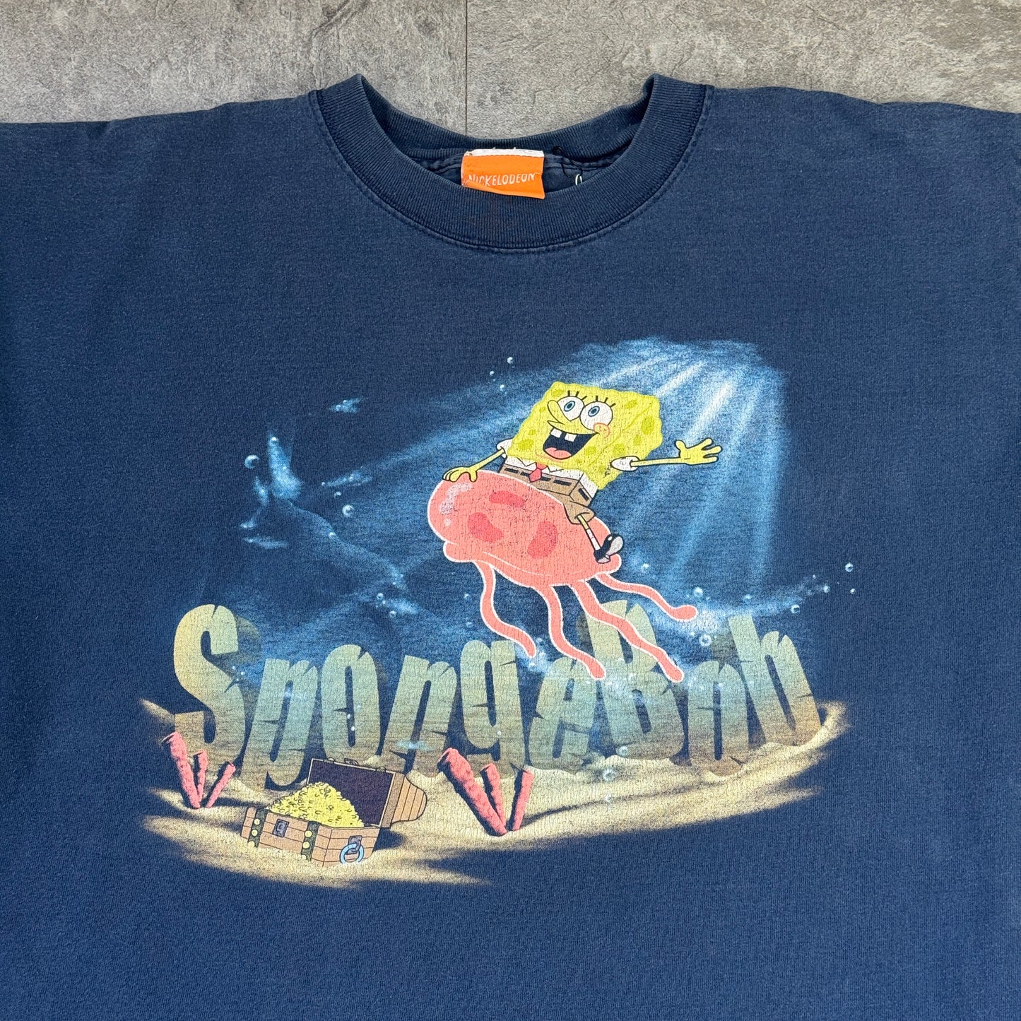 90s スポンジボブ クラッキングTee