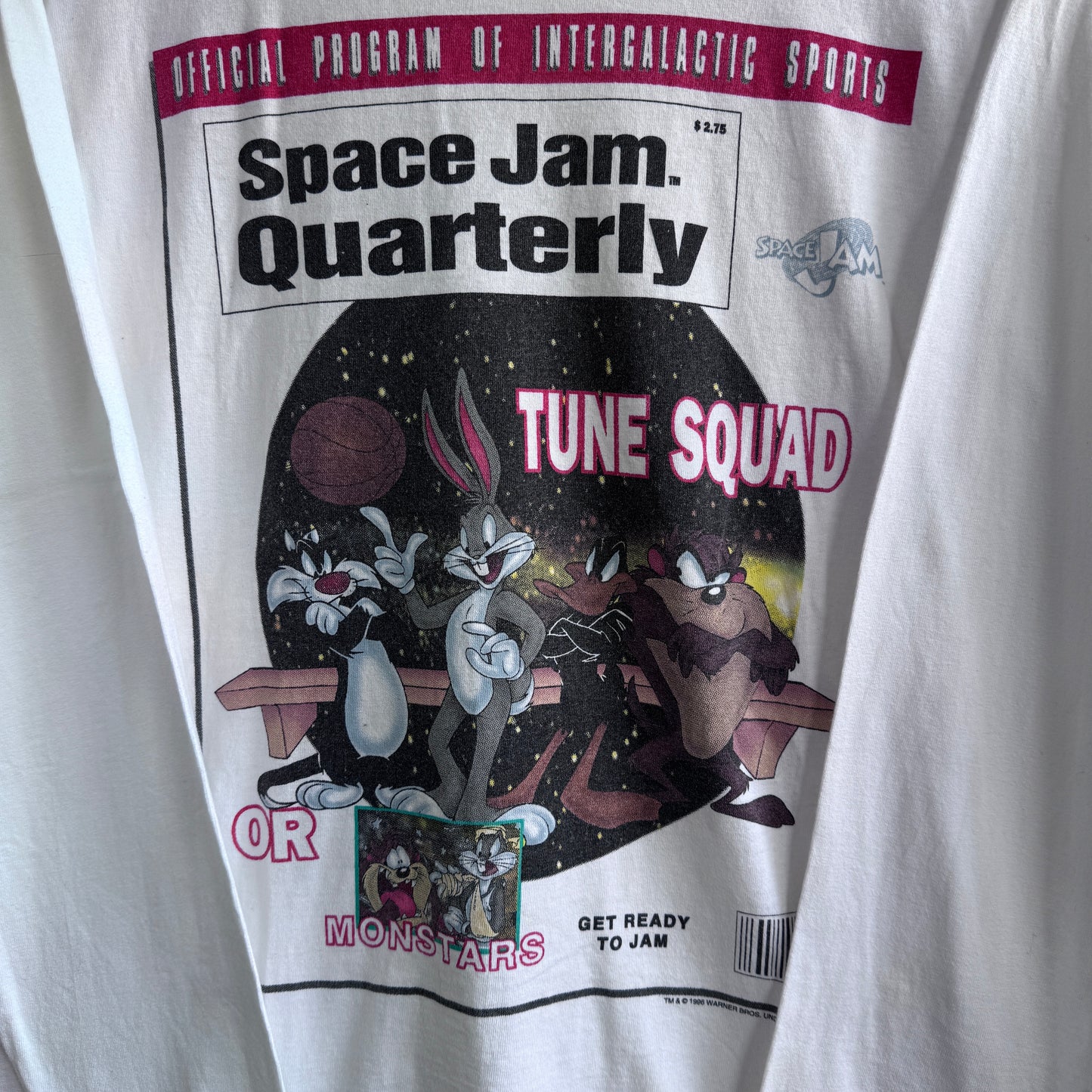 90s Space Jam Long Sleeve Tee